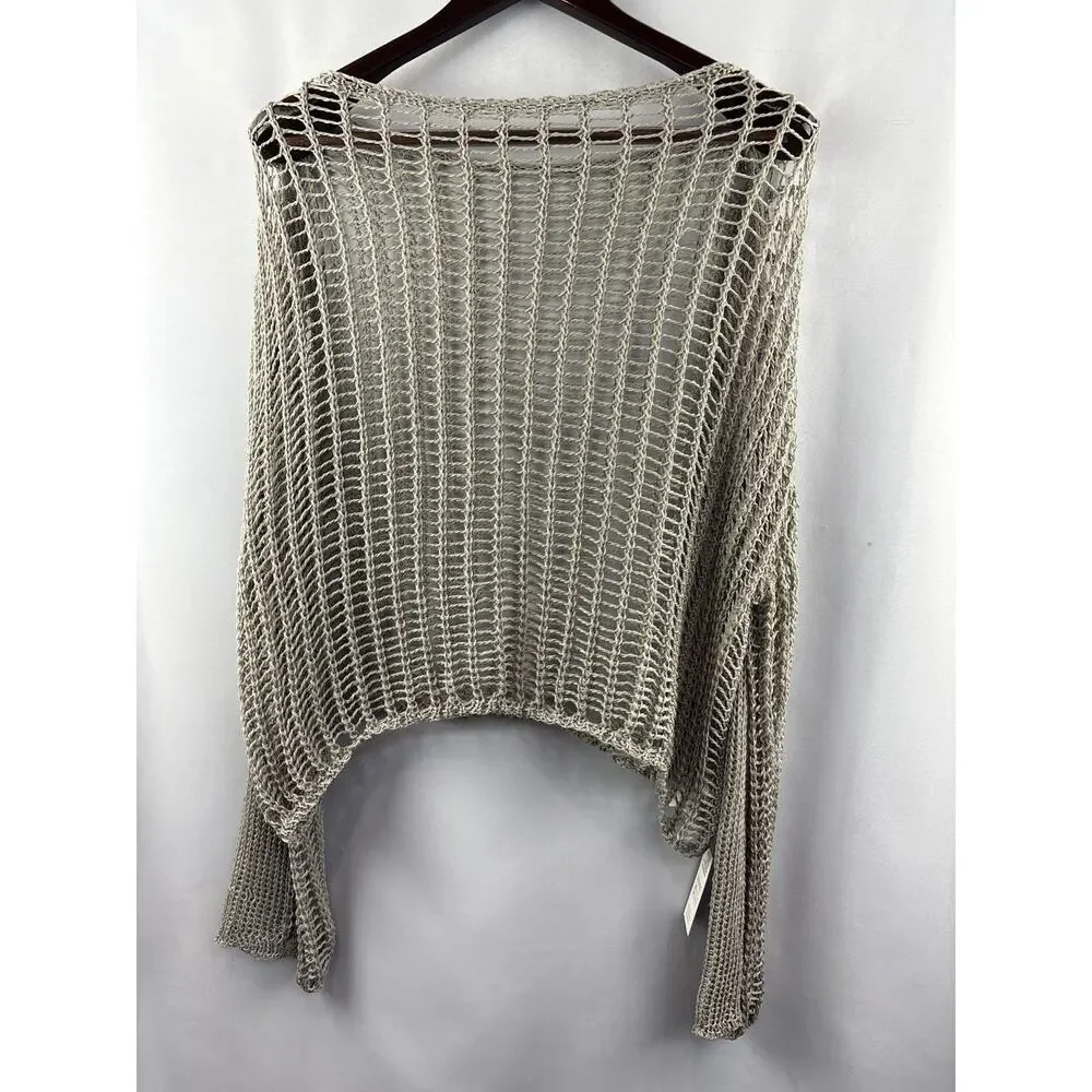 Women’s Cupshe Large Beige Wide Knit Sweater